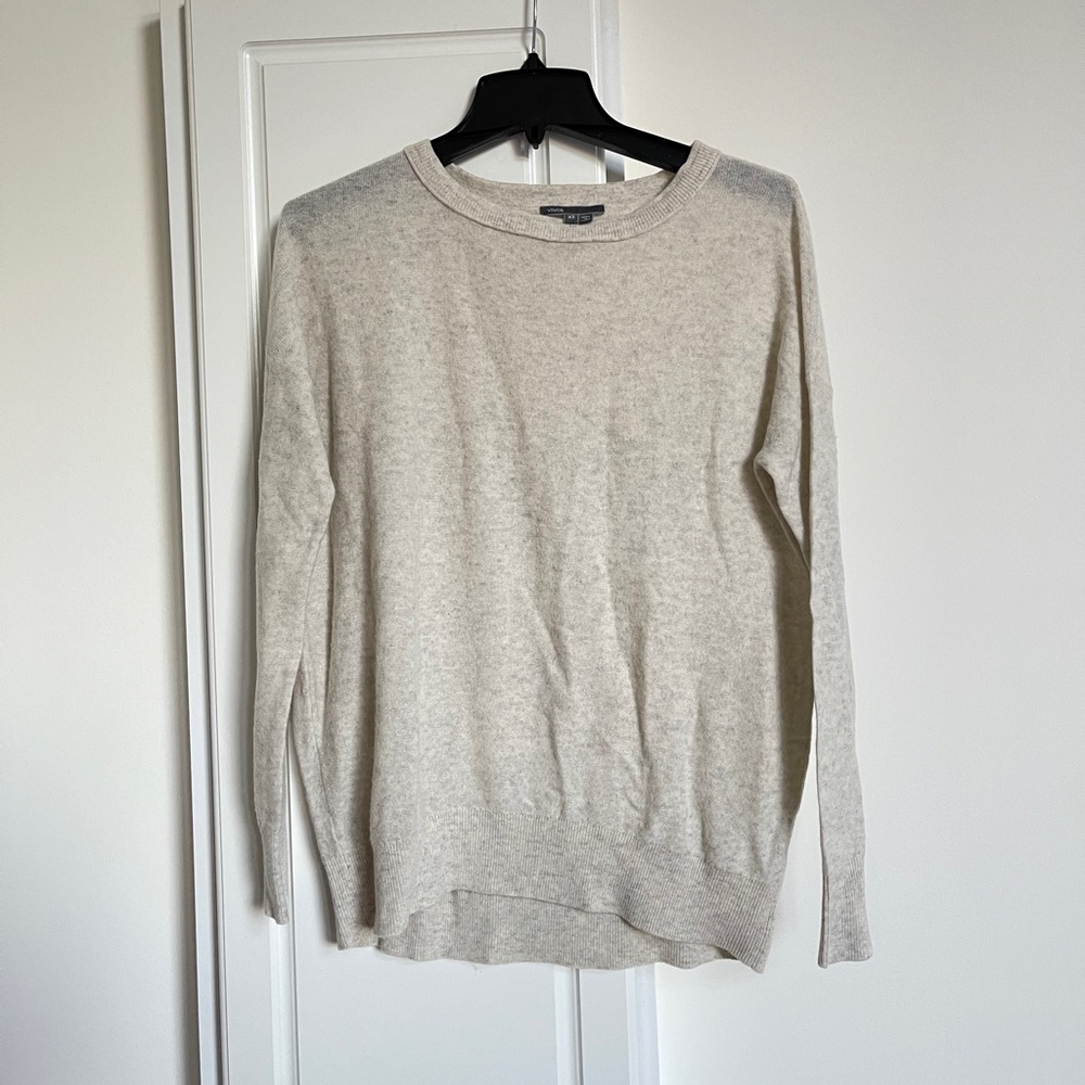 Vince Cream Cashmere Sweater XS